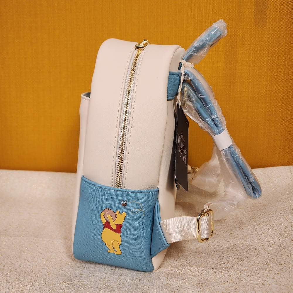Loungefly Disney Winnie the Pooh Tear Snacks Hunny Pot Mini Backpack NEW - Picture 7 of 11
